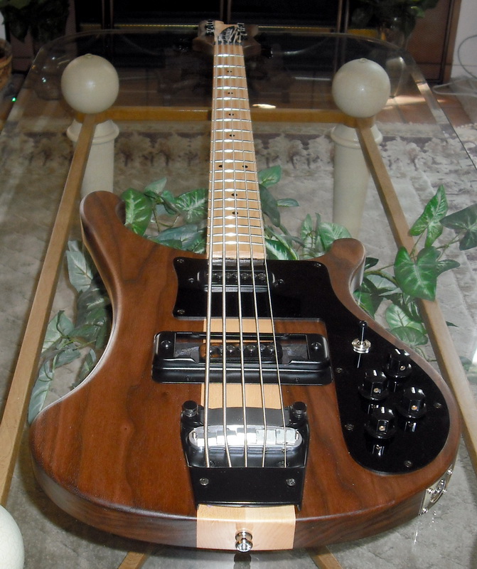 2001 4003 walnut 5 string bass